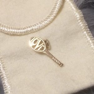 RETIRED James Avery LOVE Tennis Charm